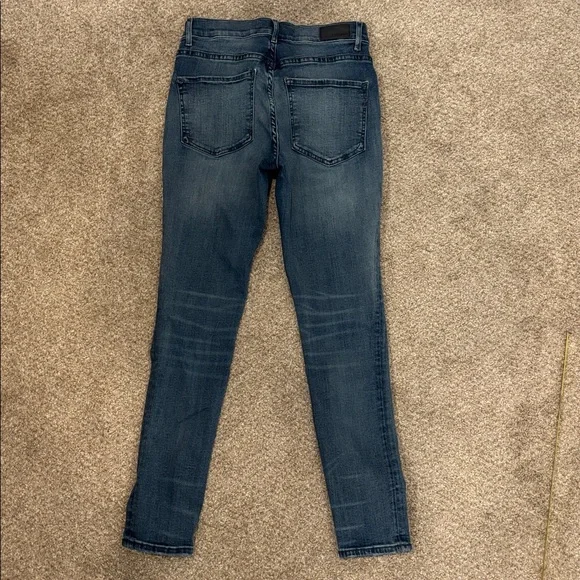 Express Classic Blue high rise skinny jeans - Picture 2 of 4